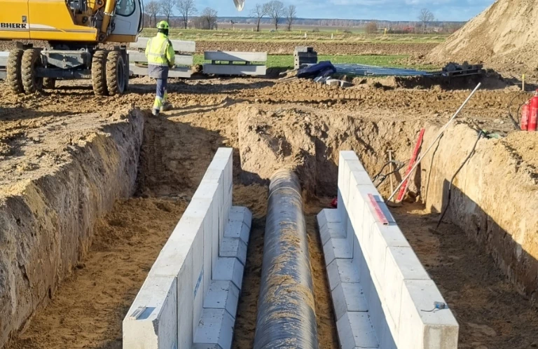 budowanie zabezpieczeń gazociagu